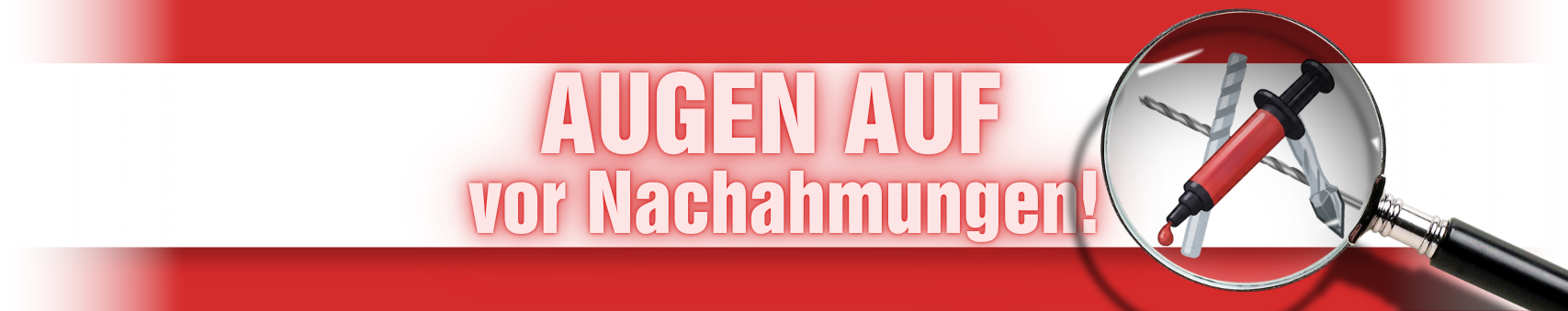 Augen auf vor Nachahmungen