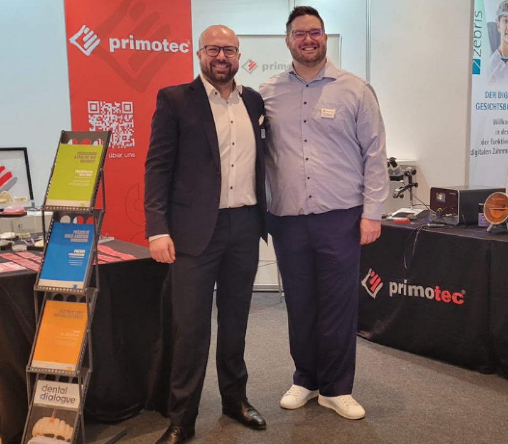 Dominik und Julian primotec auf Messe